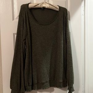 Lightweight sweater blouse